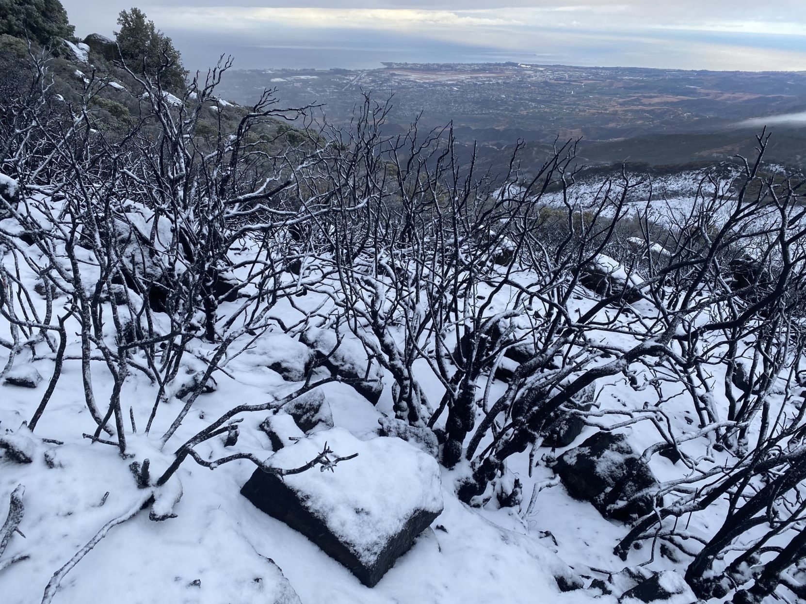 Cave Fire Snow